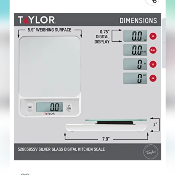 Digital kitchen scale - Picture 4 of 6